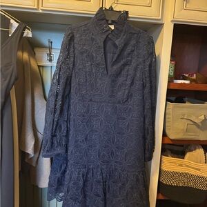 Tuckernuck Navy Long Sleeve Dress